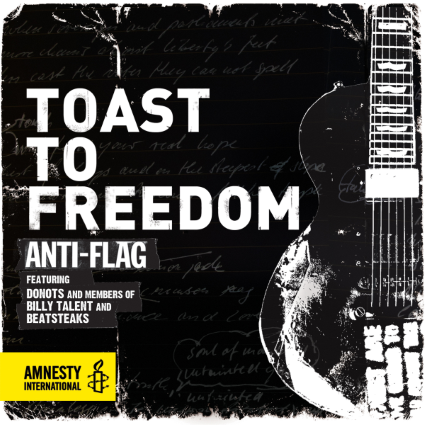 Review: Anti-Flag featuring Donots and members of Billy Talent and Beatsteaks – Toast To Freedom