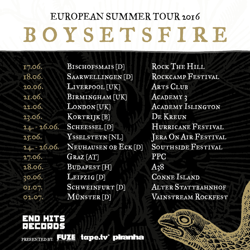 Boysetsfire Live 2016