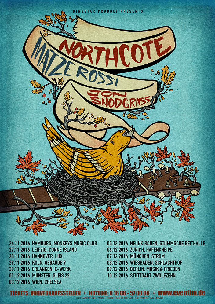 [Tour]  Northcote / Matze Rossi / Jon Snodgrass