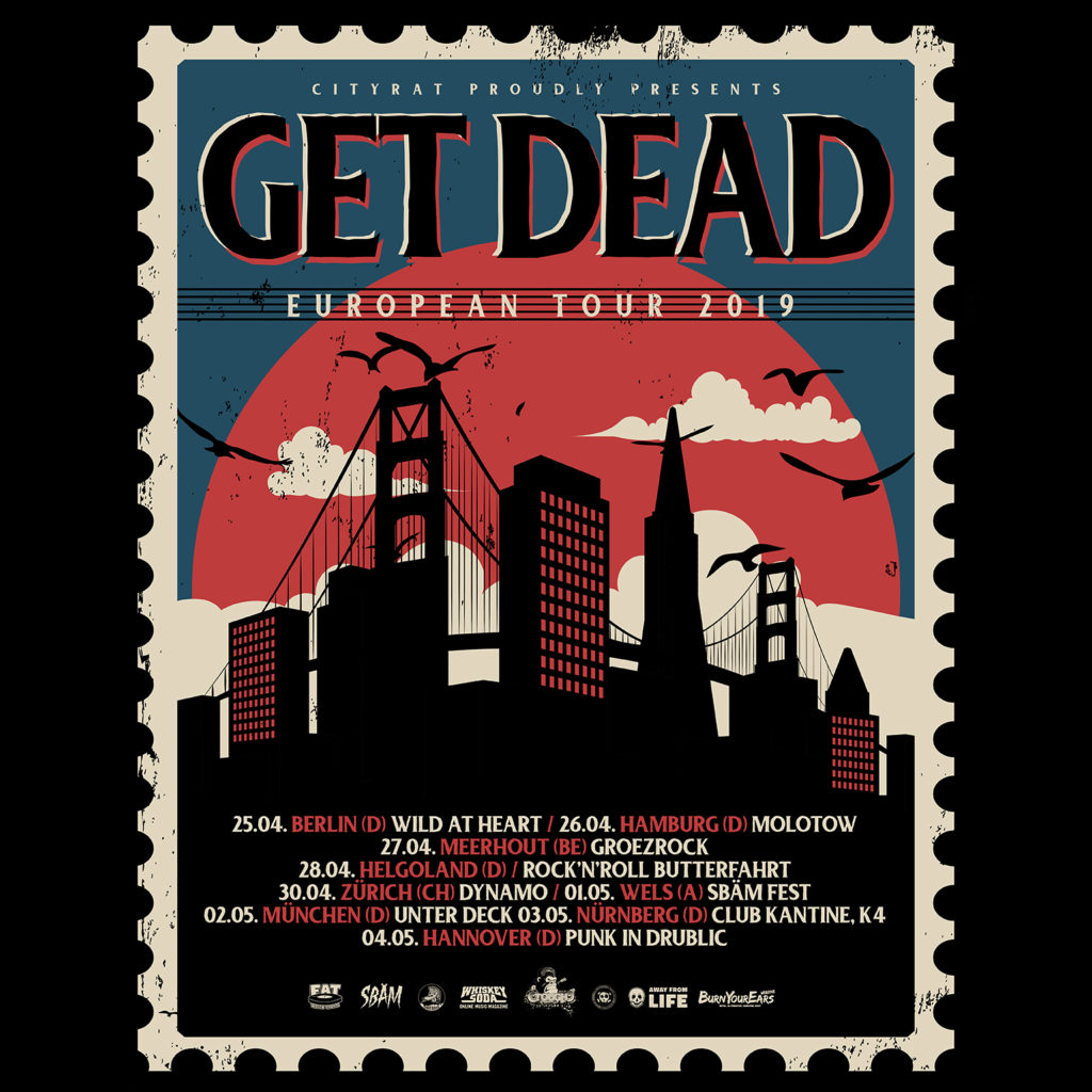 [Tourdaten] Get Dead – European Tour 2019
