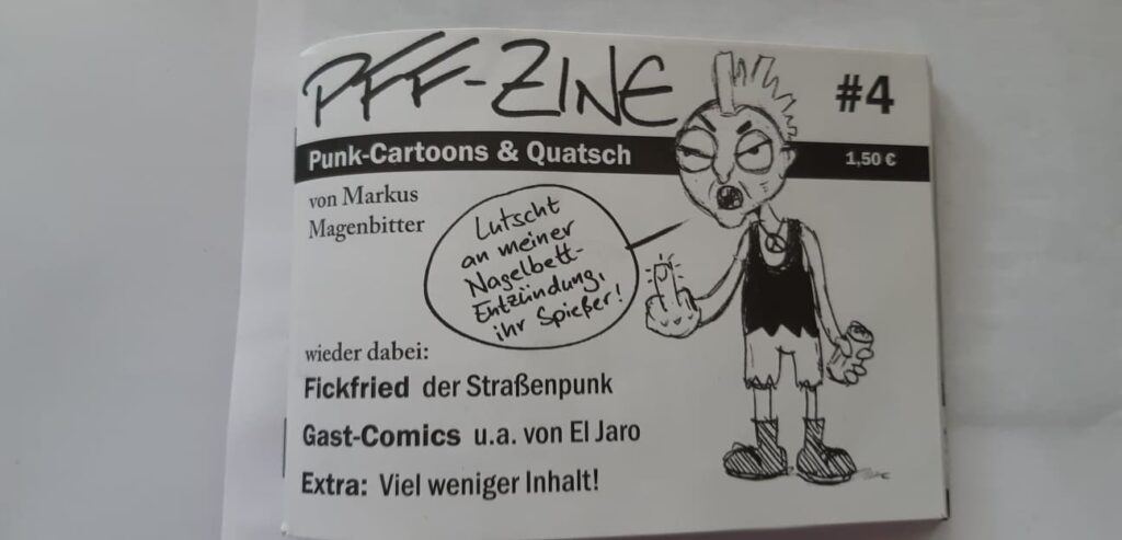 PFF – Zine 4 # / Punk – Cartoons & Quatsch von Markus Magenbitter